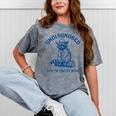 Raccoon Meme Cowboy Unisex T-Shirt - Humorous Mineral Wash Design Mineral Gray