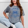 Raccoon Sarcastic Mineral Wash T-Shirt | Relax with Humor Tee Mineral Gray