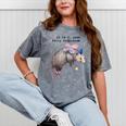 Raccoon Trash Panda Tee - Humorous Unisex Mineral Wash T-Shirt Mineral Gray