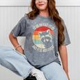 Raccoon Vintage Mineral Wash Tee | Unisex Quirky Casual Top Mineral Gray