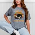 Save The Trash Pandas Raccoon Shirt Raccoon Animal T-Shirt Mineral Wash Tshirts Mineral Gray
