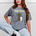 Team Trash Animal Gang Mineral Wash Unisex T-Shirt Mineral Gray