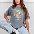 Trash Can Not Trash Can't Raccoon T-Shirt – Fun Mineral Wash Tee Mineral Gray