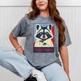 Trash Panda Raccoon Lover Poster Animal Mineral Wash Tshirts Mineral Gray