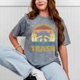 Vintage Raccoon Lovers Mineral Wash T-Shirt | Everything Is Trash Mineral Gray