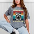 Vintage Raccoon T-Shirt - Retro Style for All Ages Mineral Gray