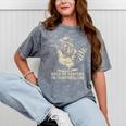Vintage Western Raccoon Tee - Mineral Wash Cowboy Humor for Adults Mineral Gray