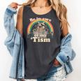 Autism Awareness Raccoon Tank Top | Unisex Comfort Colors Pepper