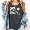 Bruh Raccoon Meme Tank Top - Teens' Fun Slang Apparel Pepper