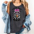 Colorful Raccoon Sunglasses Tank Top - Cute Feral Look | Unisex Small Pepper