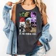 In My Feral Era Awesome Raccoon Raccoon Cringy Meme Comfort Colors Tank Top Pepper
