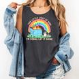 Groovy This Little Light-Of Mine Dumpster Fire Raccoon Comfort Colors Tank Top Pepper
