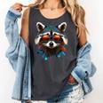Raccoon Graphic Comfort Colors Tank Top - Casual Unisex Style Pepper
