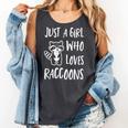 Raccoon Lover Tank Top - Cute Comfort Colors Pepper