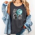 Raccoon Moon Comfort Tank Top - Quirky Fun for Animal Fans Pepper