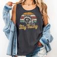Stay Trashy Opossum & Raccoon Meme Tank Top - Comfort Colors Pepper