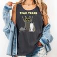 Team Trash Opossum Raccoon Rat Animals Garbage Gang Short Sleeve Comfort Colors Tank Top Pepper