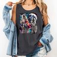 Three Racoon Moon 3 Racoon Moon Cursed Meme Comfort Colors Tank Top Pepper