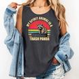 Trash Panda Comfort Colors Tank | Raccoon Lovers Gift Pepper