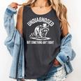 Undiagnosed Cowboy Raccoon Tank Top - Fun & Unique Comfort Pepper
