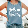 Bruh Raccoon Meme Tank Top - Teens' Fun Slang Apparel Blue Jean