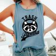 Cute Trash Panda Raccoon Save The Trash Panda Meme Comfort Colors Tank Top Blue Jean