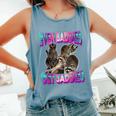 Even Baddies Get Saddies Raccoon Oddly Specific Meme Comfort Colors Tank Top Blue Jean