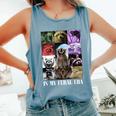 In My Feral Era Awesome Raccoon Raccoon Cringy Meme Comfort Colors Tank Top Blue Jean