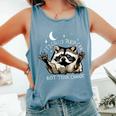 Funny Raccoon Tank Top - Humorous Design | Comfort Colors Blue Jean