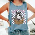 Posse & Raccoons Team | Cat Adoption Fun Comfort Tank Top Blue Jean