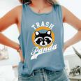 Raccoon Comfort Colors Tank Top - Humorous Wildlife Satire Blue Jean