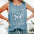 Raccoon Comfort Colors Tank Top - Moonlight Feral Era Theme Blue Jean