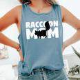 Raccoon Mom Tank Top | Animal Lover Gift | Cozy Comfort Colors Blue Jean