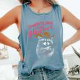 Raccoon Strawberry Jam Unisex Tank Top | Comfort Colors | Funny Theme Blue Jean