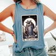 Raccoon Tarot Lovers Tank - Comfort Colors | Boho Style Blue Jean