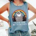 Raccoon Trash Panda | Unisex Comfort Colors Tank Top Blue Jean