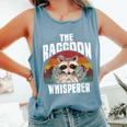 The Raccoon Whisperer Raccoon's Lover Vintage Retro Comfort Colors Tank Top Blue Jean