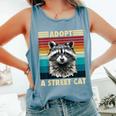 Racoon Vintage Retro Tank Top | Unisex Comfort Styles Blue Jean