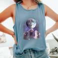 Rats Howling At The Moon Tank Top - Unisex Creature Night Theme Blue Jean