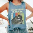 Retro Raccoon Camping Tank Top - Unisex Camping Love Blue Jean