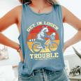 Trash Panda Raccoon Opossum Tank Top | Get In Loser Theme Blue Jean