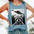 UFO Raccoon Tank Top - Comfort Colors | Unisex & Fun Blue Jean