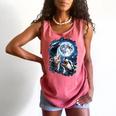 Animal Meme Tank Top | Opossum Skunk Raccoon Trio Howling Design Watermelon