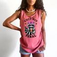 Colorful Raccoon Sunglasses Tank Top - Cute Feral Look | Unisex Small Watermelon