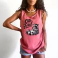 Cute Feral Panda Raccoon Costume | Comfort Colors Tank for Fun Watermelon