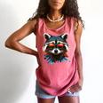 Raccoon Graphic Comfort Colors Tank Top - Casual Unisex Style Watermelon