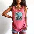 Raccoon Moon Comfort Tank Top - Quirky Fun for Animal Fans Watermelon