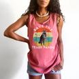 Raccoon Vintage Sunset Tank Top - Save The Trash Panda - Retro Style Watermelon