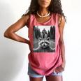 Scared Raccoon Selfie With Sasquatch Bigfoot Raccoon Comfort Colors Tank Top Watermelon