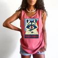 Trash Panda Raccoon Comfort Colors Tank Top - Animal Lover Gift Watermelon